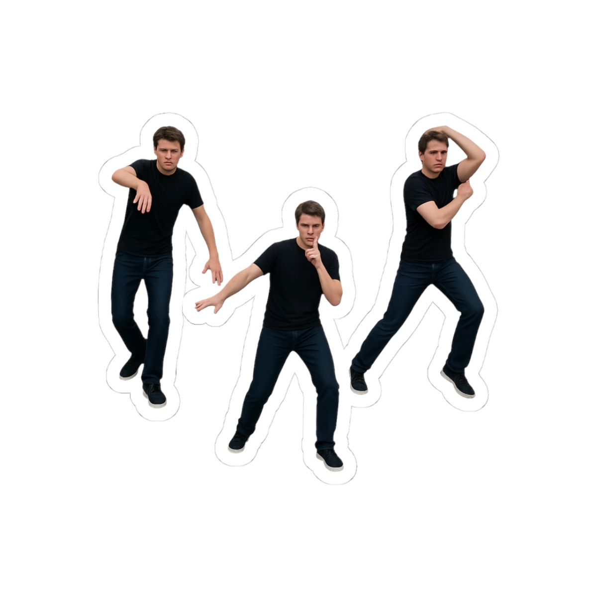 Jerma JoJo Pose Streamer Sticker