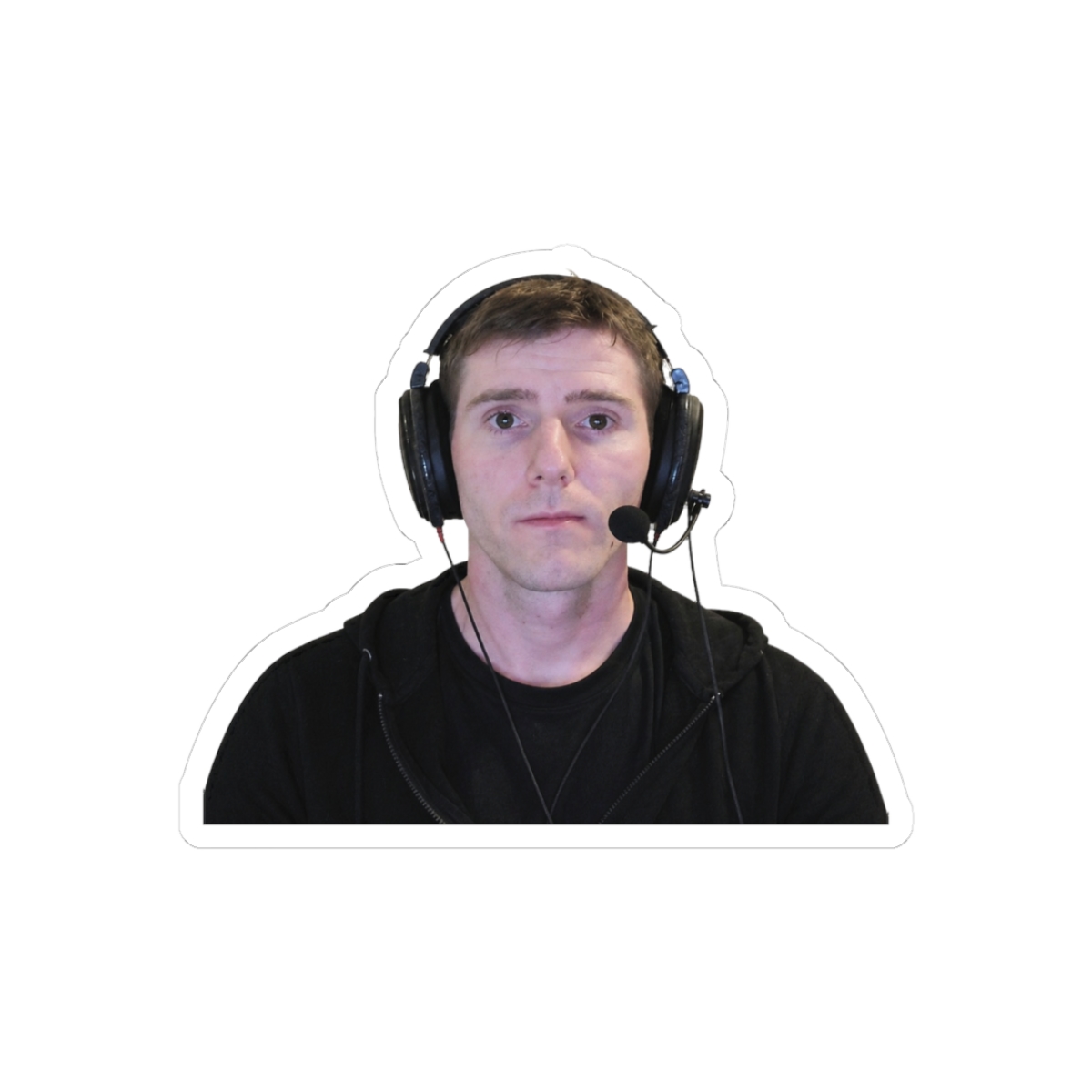 Linus tech tips meme face Sticker